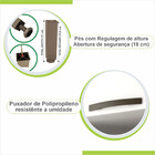 Balcão Valência Branco Salleto Móveis