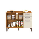 Balcão Valência Branco Salleto Móveis