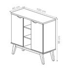 Balcão Vincent Preto/cumarú