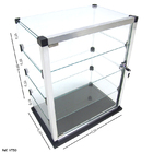 Balcão Vitrine Modulado Em Vidro - 0,50 X 0,60 X 0,30