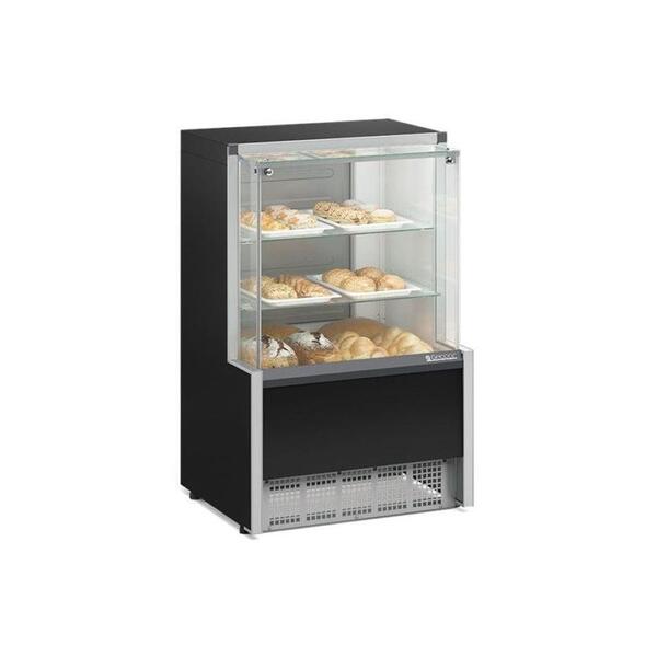 Balcão Vitrine Neutra Gelopar 75 Cm Preto Bivolt Mpna-075r