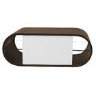 Balcão Wish Marrom Escuro E Branco