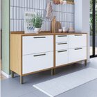 Balcões De Cozinha 100% Mdf 3 Portas Basculantes 4 Gavetas E