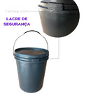 Balde 20l Alça Plástica Com Tampa Para Escalda Pés