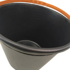 Balde Alça 12 Litros Medidor Obra Kit 5 Und Cimento Massa Agu