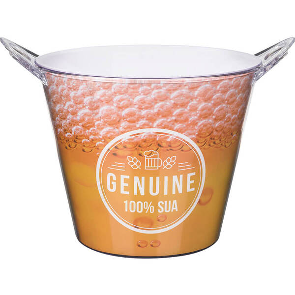 Balde Beer Boccati Com Abridor Na Alça White