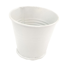 Balde Cachepot De Ferro Branco Kit 12 Unidades Branco Festa D