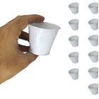 Balde Cachepot De Ferro Branco Kit 12 Unidades Branco Festa D