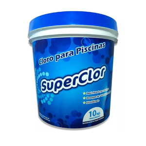 Balde De Cloro Granulado Para Limpeza De Piscina Superclor 10 Kg Leroy Merlin