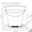 Balde De Concreto Preto 12l Arqplast