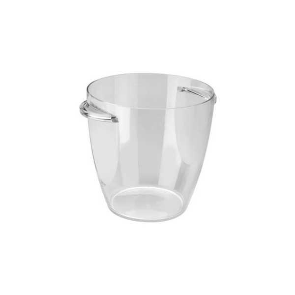 Balde De Gelo Acrílico Para Cerveja Champanhe Com Alça Para B