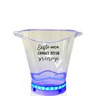 Balde De Gelo Com Led Personalizado Chance De Ser Cerveja