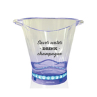 Balde De Gelo Com Led Personalizado Save Water Drink Champagne