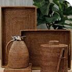Balde De Gelo Com Pegador Em Rattan 23x19cm 1027199 Hubme