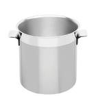 Balde De Gelo Cosmos Em Aco Inox Com Acabamento Fosco Sem Tam