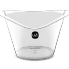 Balde De Gelo Cristal Gold Transparente - 3 Litros