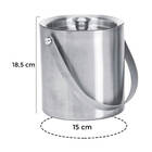 Balde De Gelo Em Inox Plasvale 1 5 Litros