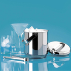 Balde De Gelo Liz Alça De Inox 2,5 Litros Transparente Forma