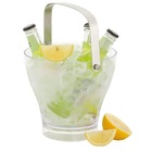 Balde De Gelo Liz Alça De Inox 2,5 Litros Transparente Forma