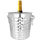 Balde De Gelo Médio Martelado Com Alça Inox 4 Litros - Xdx982