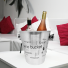 Balde De Gelo Para Vinho De Inox 21cm Capacidade De 4 Litros