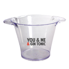 Balde De Gelo Personalizado You&me And Gin Tonic