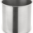 Balde De Inox Multiuso Porta Talheres 12 Cm Forma Inox