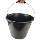 Balde De Obra Limpeza 12 Litros Medidor 6 Und Cimento Massa A