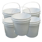 Balde De Plastico Pequeno 10 Litros 05 Peças