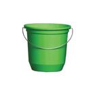 Balde De Plástico Pequeno 7,5 Litros Com Alça Em Metal Azul