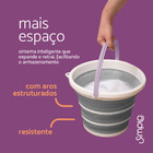  Balde Dobrável 10 Litros Simplo