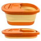 Balde Dobravel De Silicone Banheira Portátil Para Pés Partna
