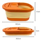 Balde Dobravel De Silicone Banheira Portátil Para Pés Partna