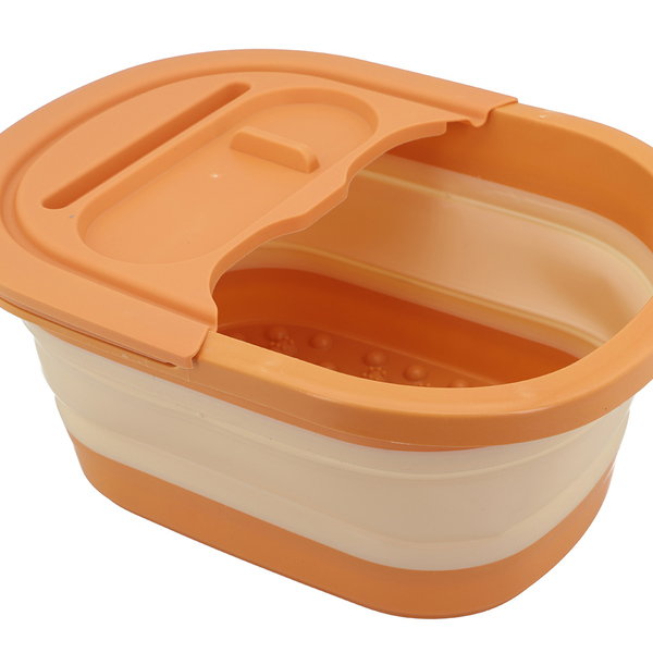 Balde Dobravel De Silicone Banheira Portátil Para Pés Partna