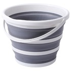 Balde Dobrável Retrátil Reutilizável Em Silicone Grande 10 L