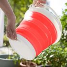 Balde Dobravel Silicone Retratil Agua 10 Litros Portatil Cozi