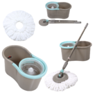 Balde Esfregão Spin Mop Giratorio 360 8l Com Centrifuga Em Pl