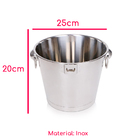 Balde Inox Gelo Bar Cerveja C/ Abridor 6l Class Home