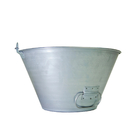 Balde Metal Chapa Galvanizado Com Pegador 8l - Volpato