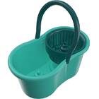 Balde Mop Giratório Com Esfregão - Flash Limp - Verde Agua