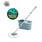 Balde Mop Giratório Esfregão 360 Cabo Inox Refil 8 Litros Ray