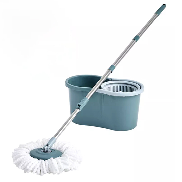 Balde Mop Giratório Esfregão 360 Cabo Inox Refil 8 Litros Ray