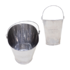 Balde Ordenha Tirar Leite 12 Litros Aço Inox Graduado Durável