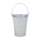 Balde Ordenha Tirar Leite 5 Litros Aço Galvanizado Graduado D