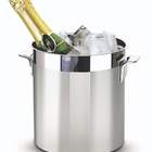 Balde Para Garrafas Cosmos Em Aço Inox 18,2 Cm 5,2 L Tramonti