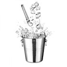Balde Para Gelo Aço Inox 4l Up Home - Ud017