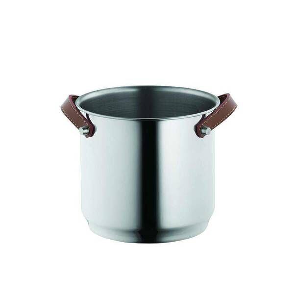 Balde Para Gelo Firenze 4,5 L Alça Em Couro Bartender Bar