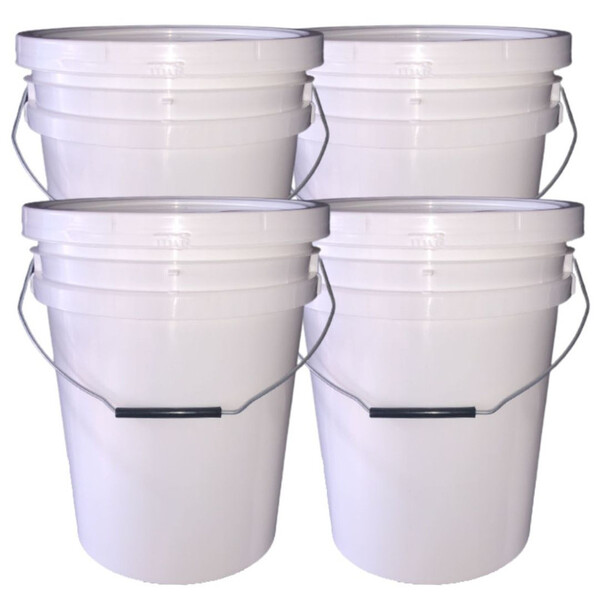 Balde Para Pate 20 Litros 04 Peças