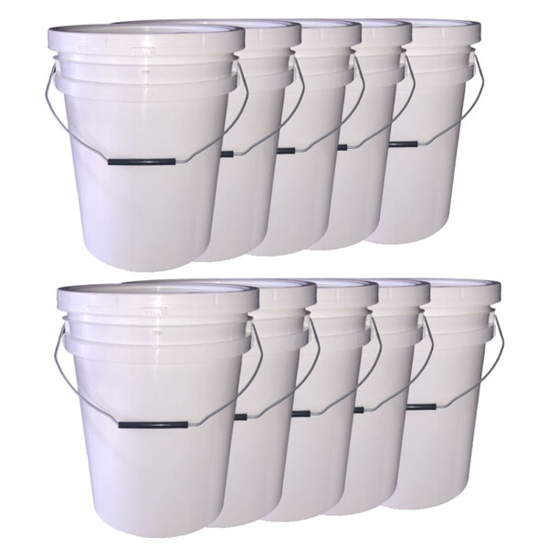 Balde Para Sorvete Com Tampa 20 Litros 10 Peças