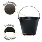 Balde Pedreiro Alça Ferro Pega Mão 12 Lts (24 Peças) - Brasip